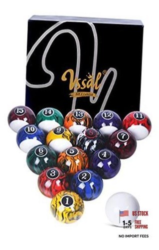 Billiard balls set - balls, table